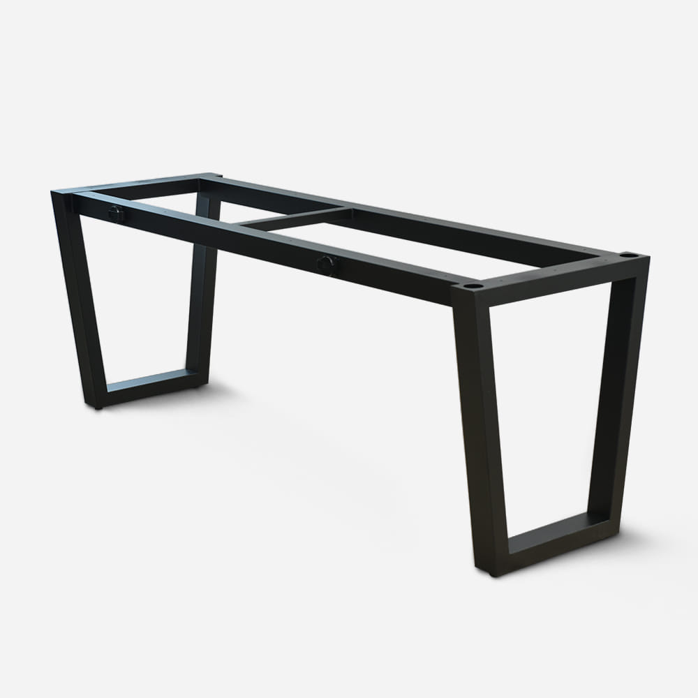 통프레임 일체형 역삼각 철제 식탁 테이블 다리